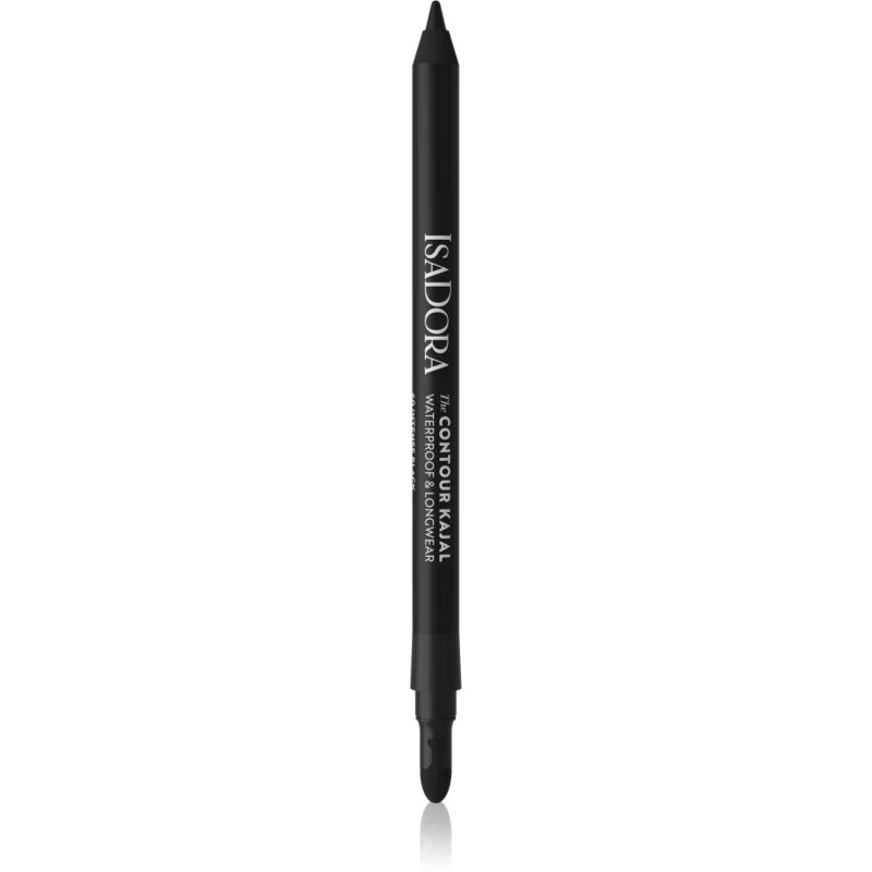 IsaDora Contour Kajal creion kohl pentru ochi culoare 60 Intense Black 12 g