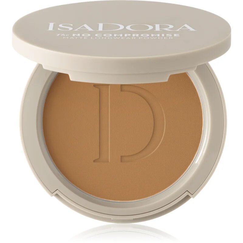 The No Compromise Matte Longwear Powder pudra compacta pentru un aspect mat culoare 70 Neutral Tan 8 g