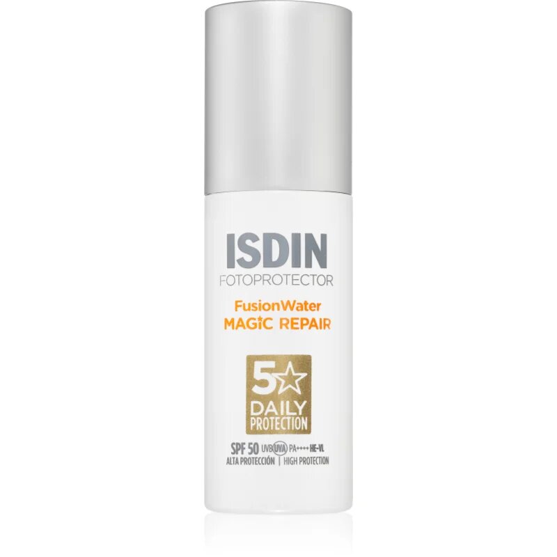 ISDIN Fotoprotector FusionWater Magic Repair protective fluid protectie solara SPF 50 50 ml