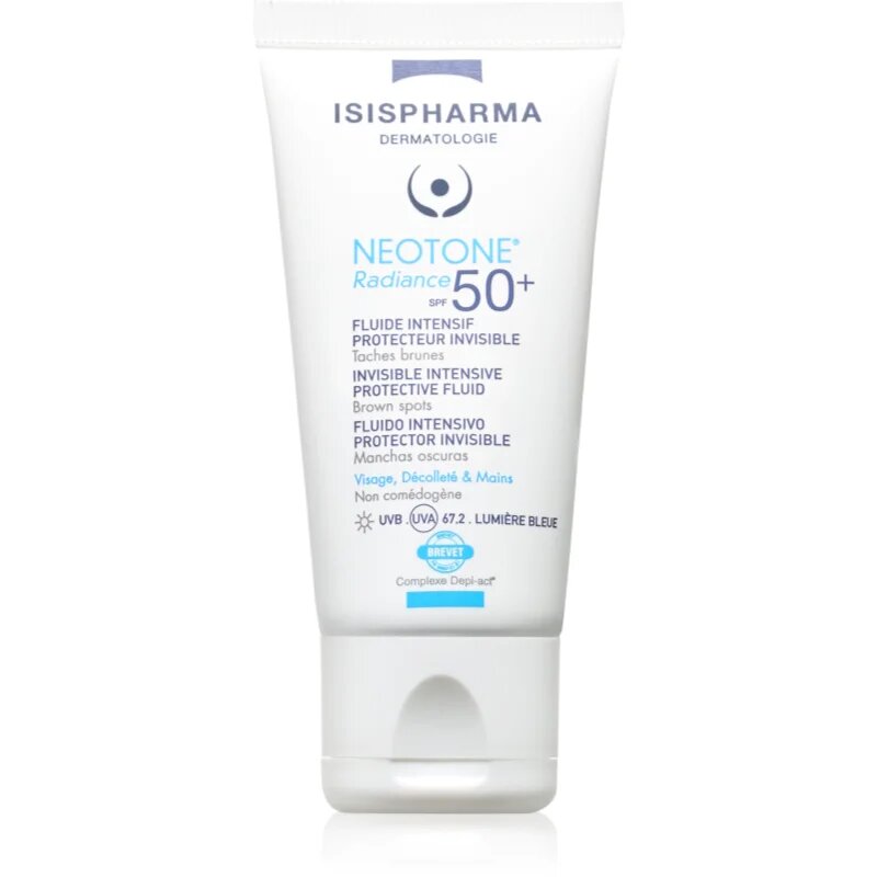 ISISPHARMA Neotone Radiance SPF 50+ protective fluid impotriva petelor intunecate SPF 50+ 30 ml