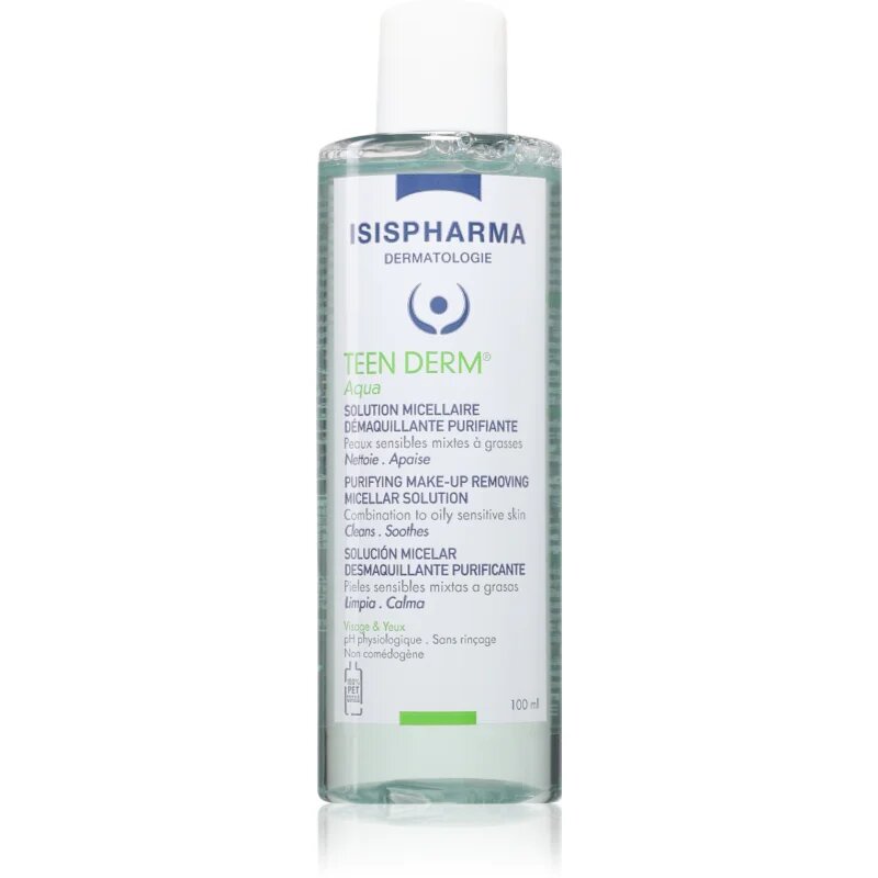ISISPHARMA Teen Derm Aqua apa pentru curatare cu particule micele 100 ml