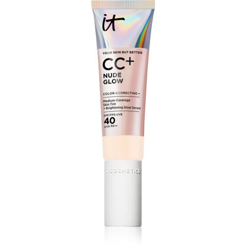 Your Skin But Better CC + Nude Glow crema CC pentru o piele mai luminoasa SPF 40 Fair Porcelain 32 ml
