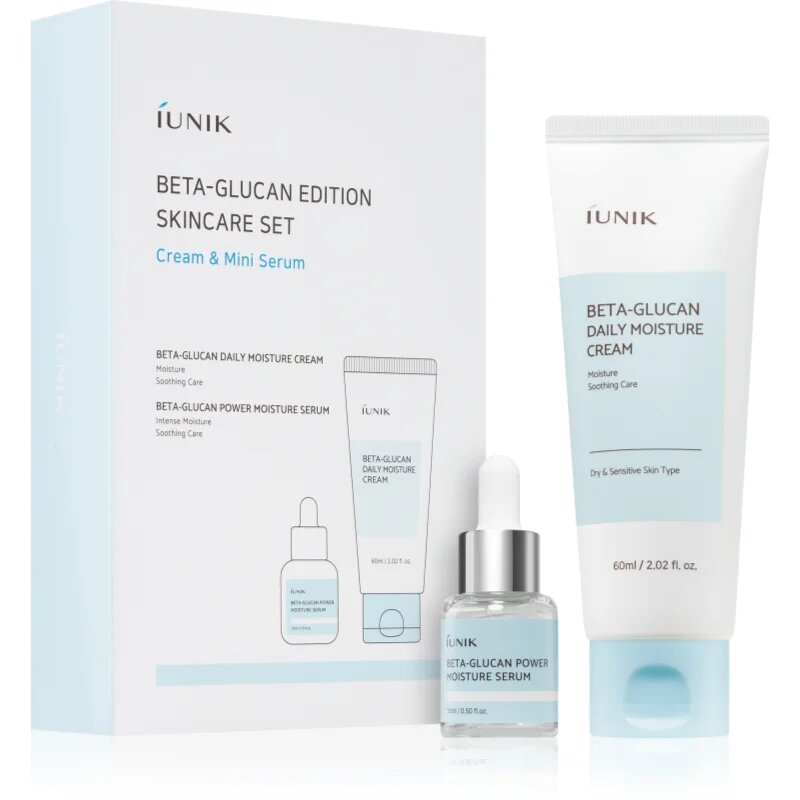iUnik Beta Glucan set cadou pentru o hidratare intensa