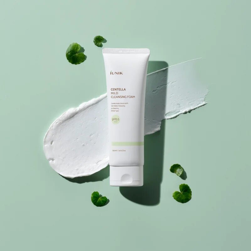 iUnik Centella cremă spumantă pentru curățare 120 ml