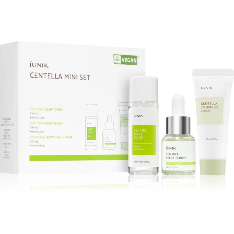 iUnik Centella Mini Set Seturi pentru voiaj pentru netezirea pielii
