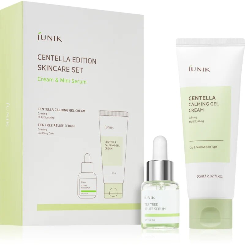 iUnik Centella Skincare Set set cadou pentru a calma si intari pielea sensibila