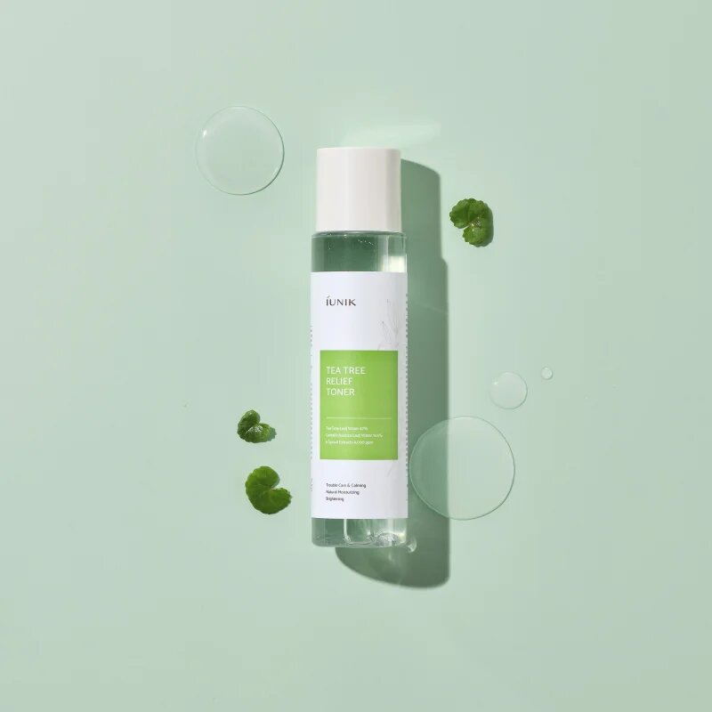 iUnik Tea Tree calmant tonic pentru piele sensibila predispusa la acnee 200 ml