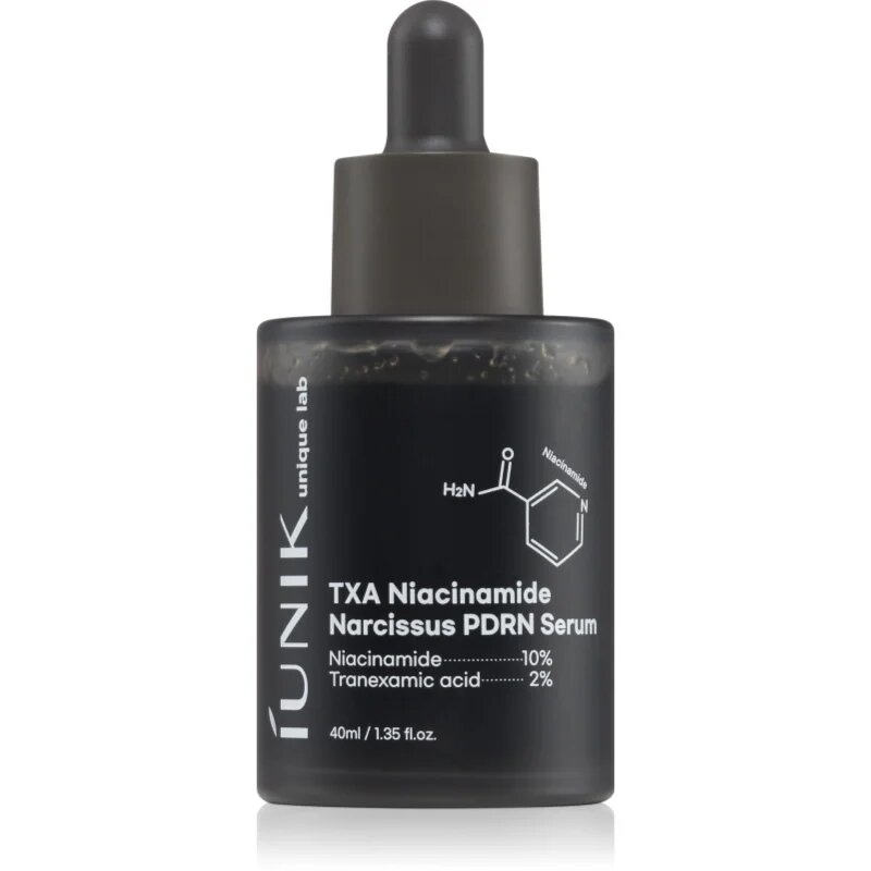iUnik TXA Niacinamide Narcissus PDRN Serum ser cu efect iluminator impotriva petelor 40 ml