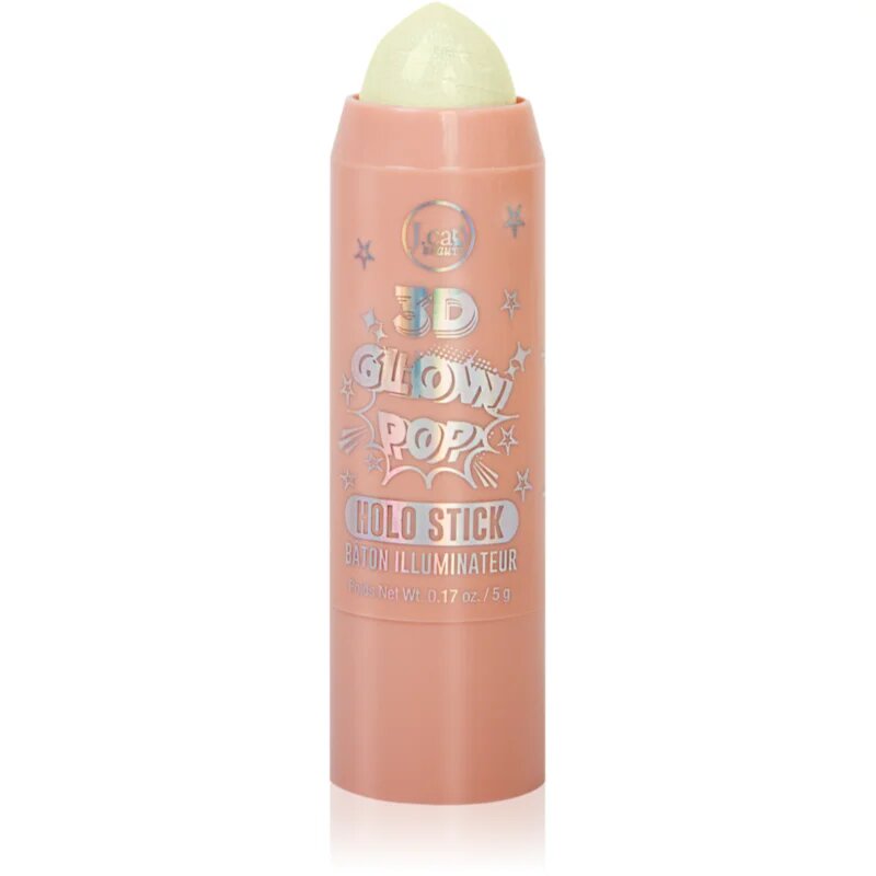J.Cat Beauty 3D Glow Pop Stick Strălucire culoare 101 Metamorphic Gold 5 g