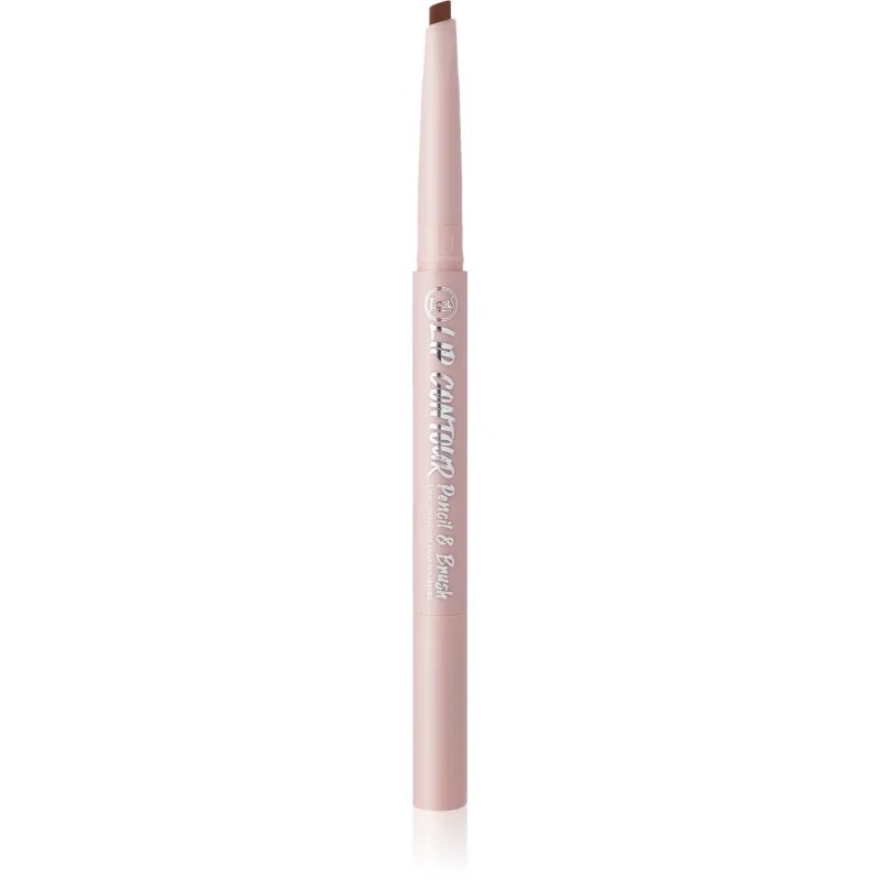 J.Cat Beauty Lip Contour creion contur buze cu pensula culoare Sugar Honey 0.22 g