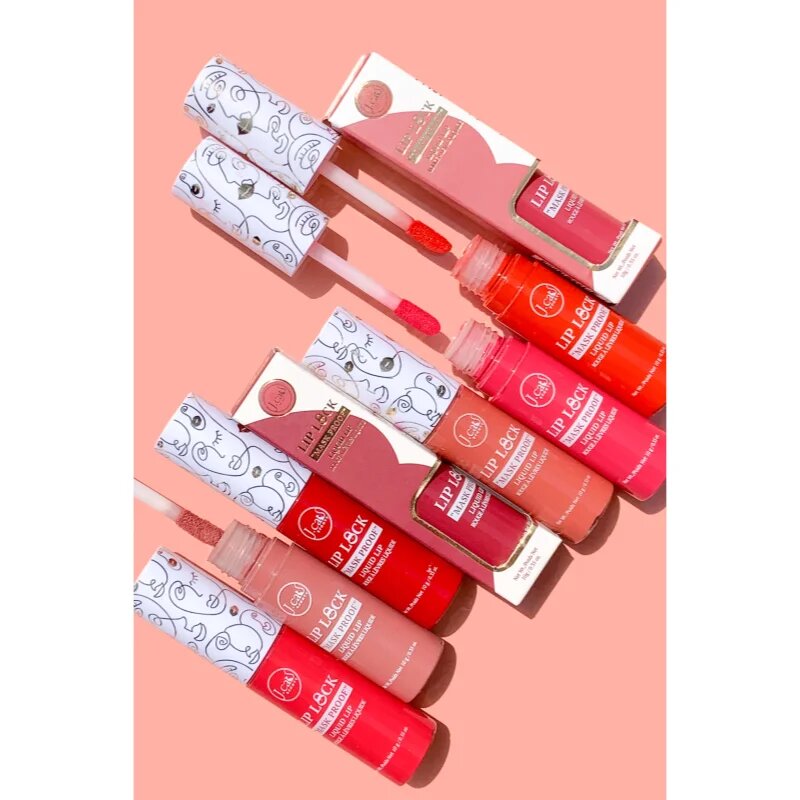 J.Cat Beauty Lip Lock Ruj de buze lichid de lunga durata cu efect matifiant culoare 105 Essential 10 g