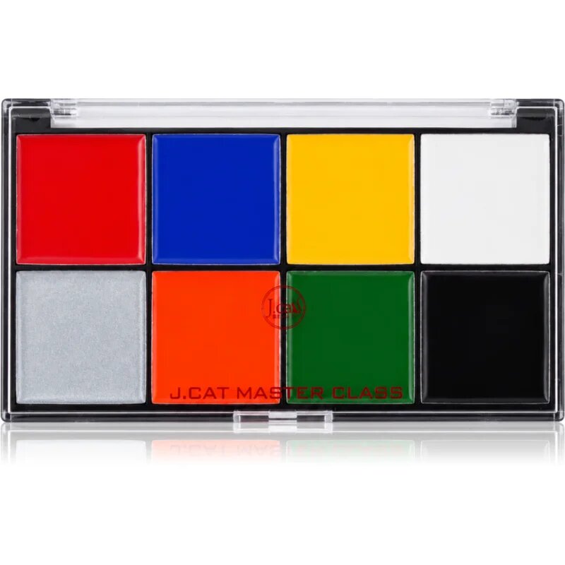 J.Cat Beauty Master Class paleta pentru fata multifunctionala pentru fata si corp culoare 103 Bold Primary 21 g