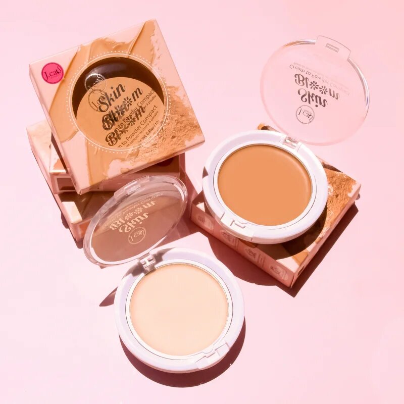 J.Cat Beauty Skin Bloom crema compacta acoperire completa culoare 101 Ivory 7.5 g