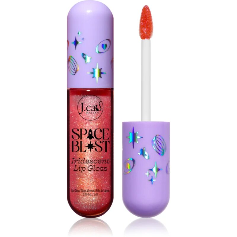 J.Cat Beauty Space Blast lip gloss care își schimbă culoarea culoare 104 Amber Polish 5 ml