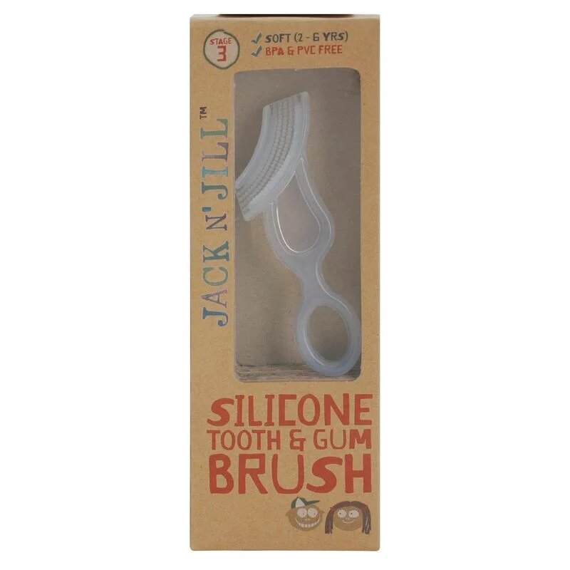 Jack N’ Jill Silicone periuta de dinti si gingii pentru copii fin 1 buc