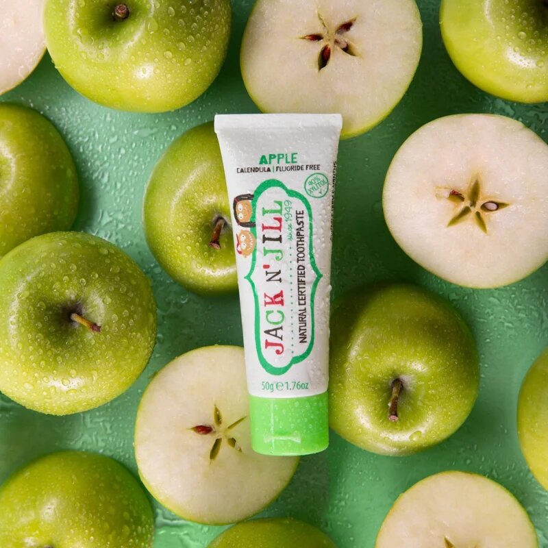Jack N’ Jill Toothpaste Apple pasta de dinti pentru copii 6m+ 50 g