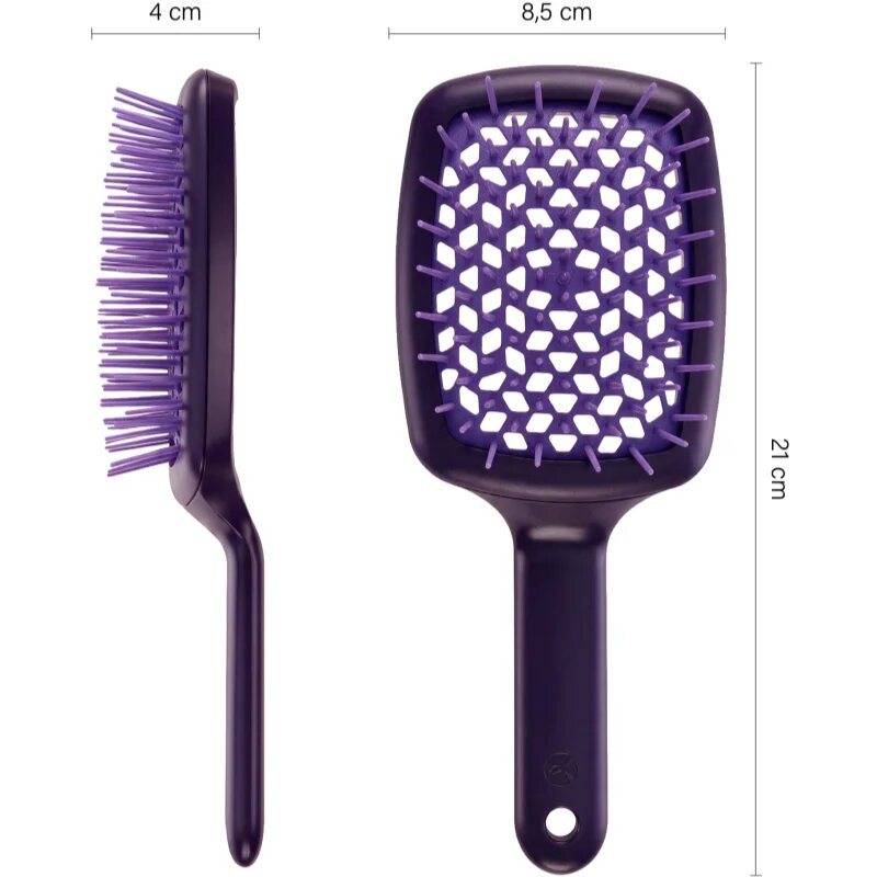 Janeke Curvy "M" Vented Brush perie de tip paletă pentru modelarea termica a parului 21 x 85 x 4 cm 1 buc