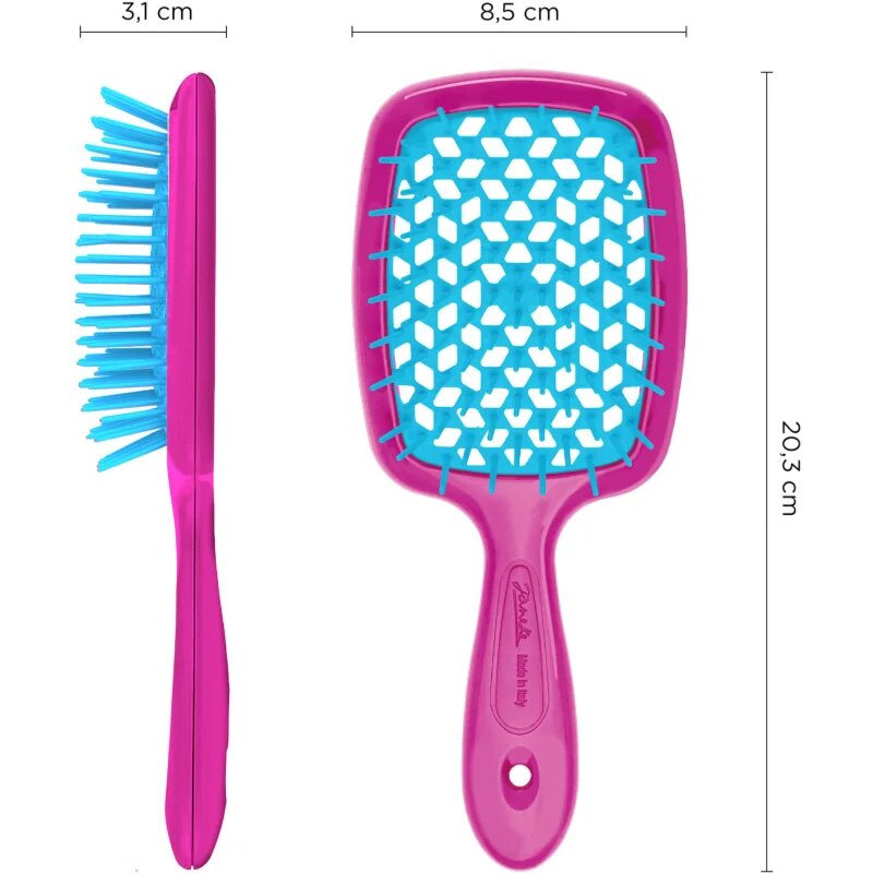 Janeke Superbrush perie par tip paleta pentru păr 1 buc