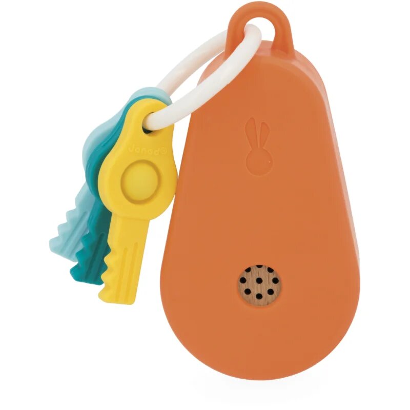 Janod Sounding Keychain jucărie cu activități din lemn 18m+ 1 buc
