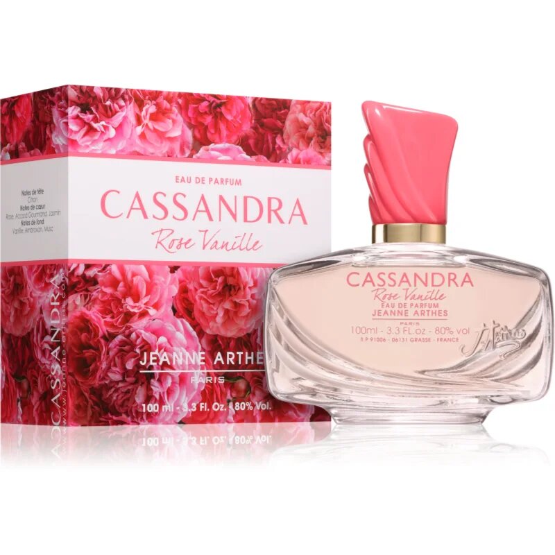 Jeanne Arthes Cassandra Rose Vanille Eau de Parfum pentru femei 100 ml