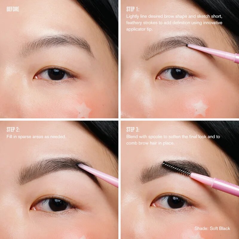 Jeffree Star Cosmetics Brow Designer Pencil creion sprâncene precise culoare Ginger 0.15 g