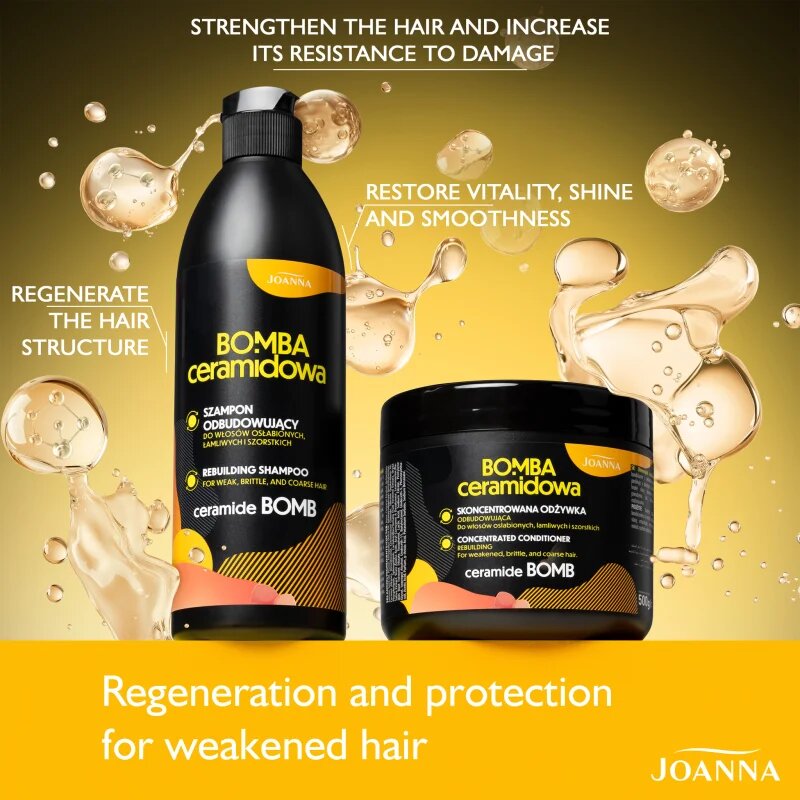 Joanna Ceramide Bomb Concentrated Hair Mask masca cu ceramide 500 ml