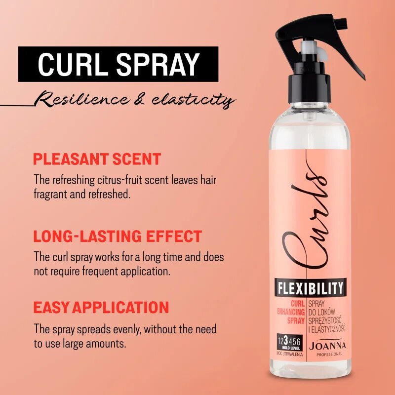 Joanna Professional Curls spray pentru păr creț 300 ml