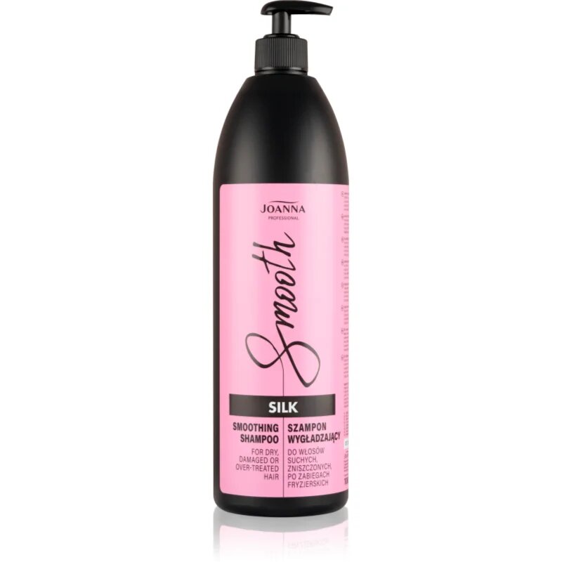 Joanna Professional Silk șampon îngrijire pentru par uscat deteriorat si tratat chimic 1000 ml