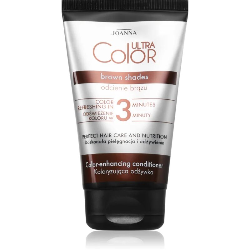 Joanna Ultra Color Brown Shades 3 Minutes Masca de par pentru nuante de par castaniu 100 g