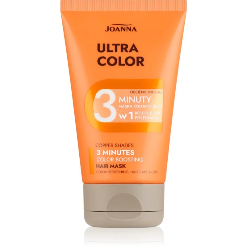Joanna Ultra Color Cooper Shades 3 Minutes Masca de par pentru nuante de par roscat 100 g