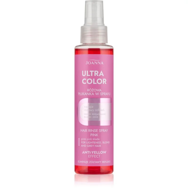 Joanna Ultra Color Hair Rinse Pink Spray spray tonifiant culoare Pink 150 ml