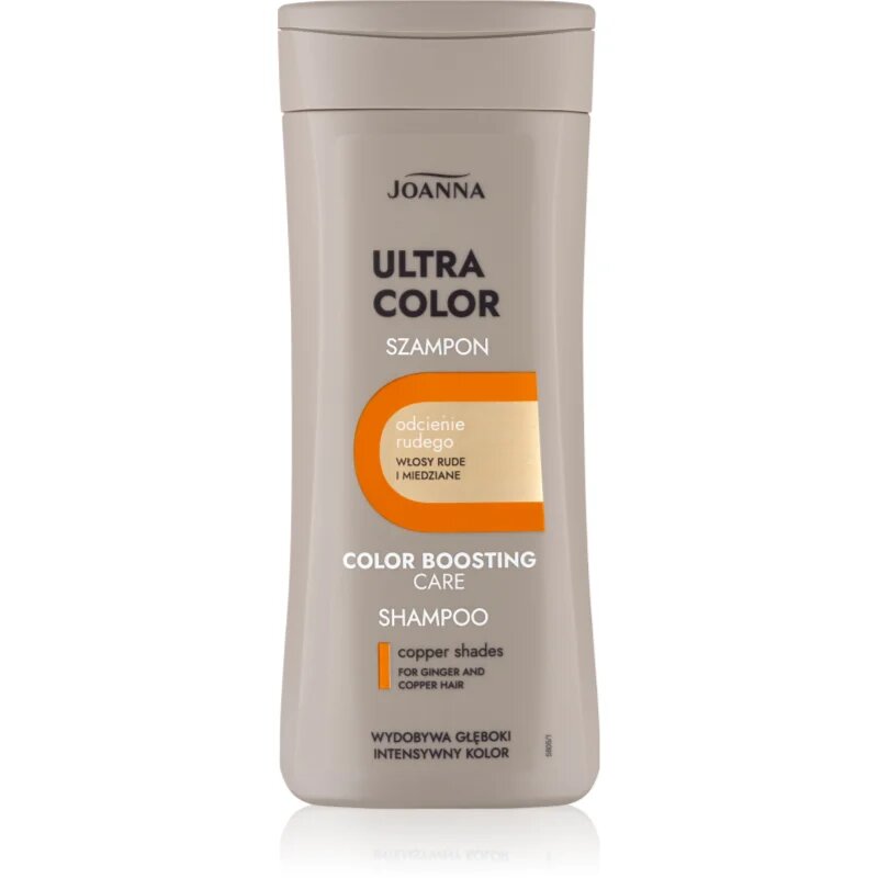 Joanna Ultra Color șampon pentru nuanțe de păr din cupru 200 ml
