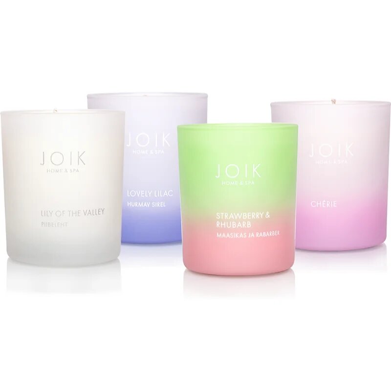 JOIK Home & Spa Strawberry & Rhubarb lumânare parfumată 150 g
