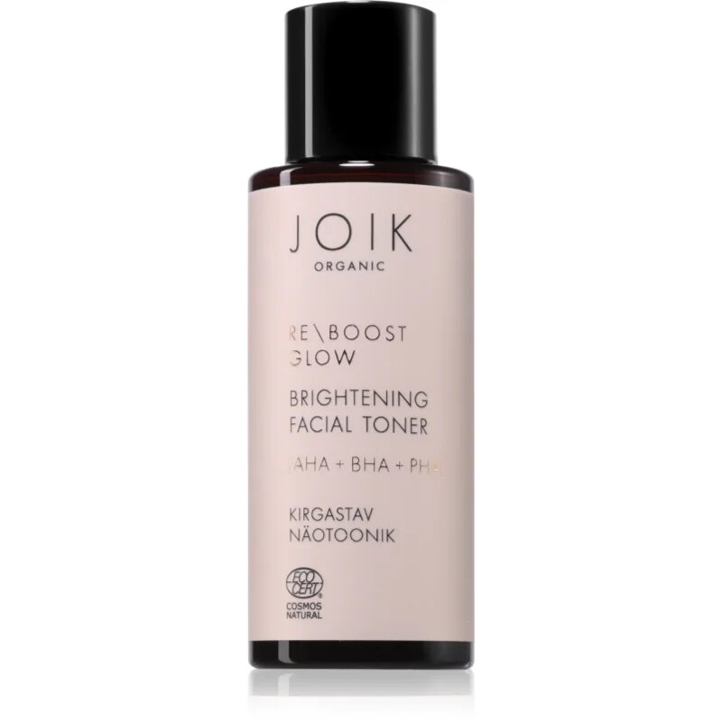 JOIK Organic Re-Boost Glow tonic hidratant cu efect de exfoliere 100 ml