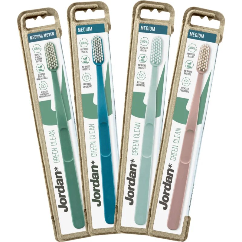 Jordan Green Clean Medium perie de dinti 1 buc