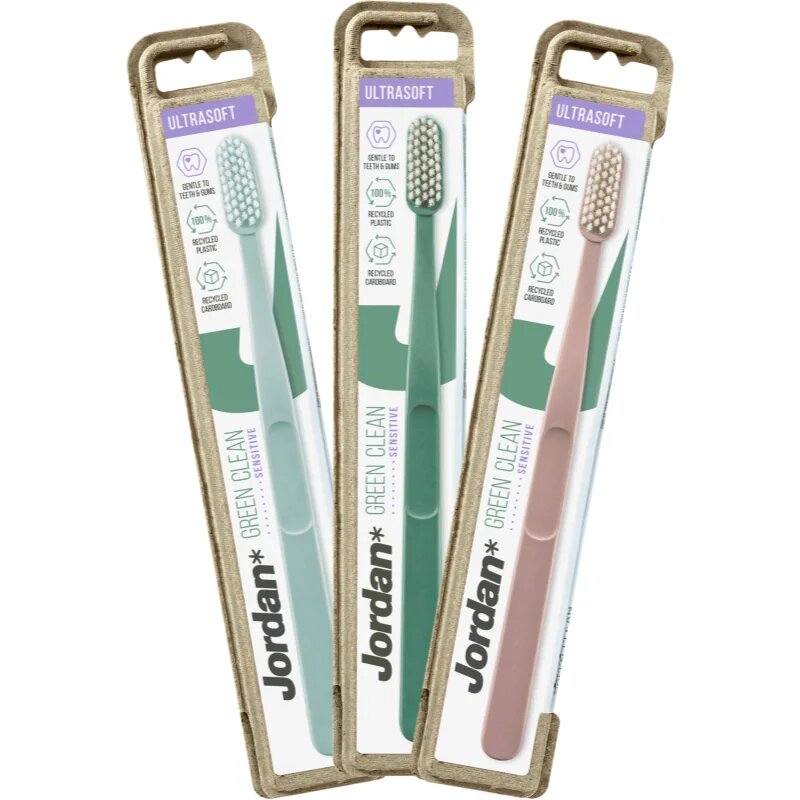 Jordan Green Clean Ultrasoft perie de dinti 1 buc