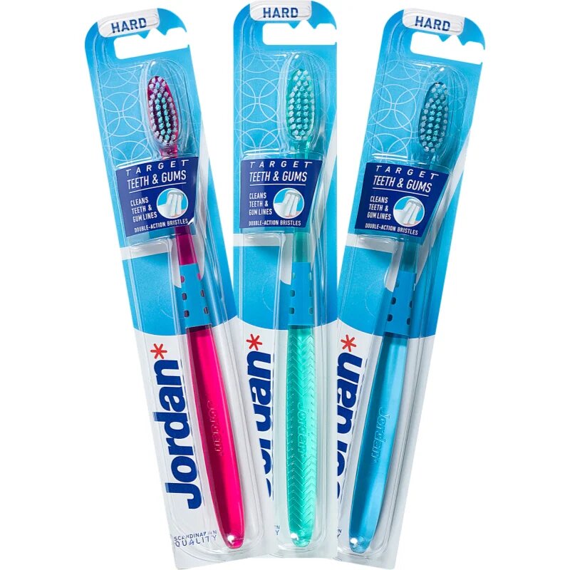 Jordan Target Teeth & Gums Hard perie de dinti 1 buc