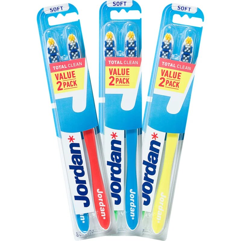 Jordan Total Clean Soft 2 pack perie de dinti 2 buc