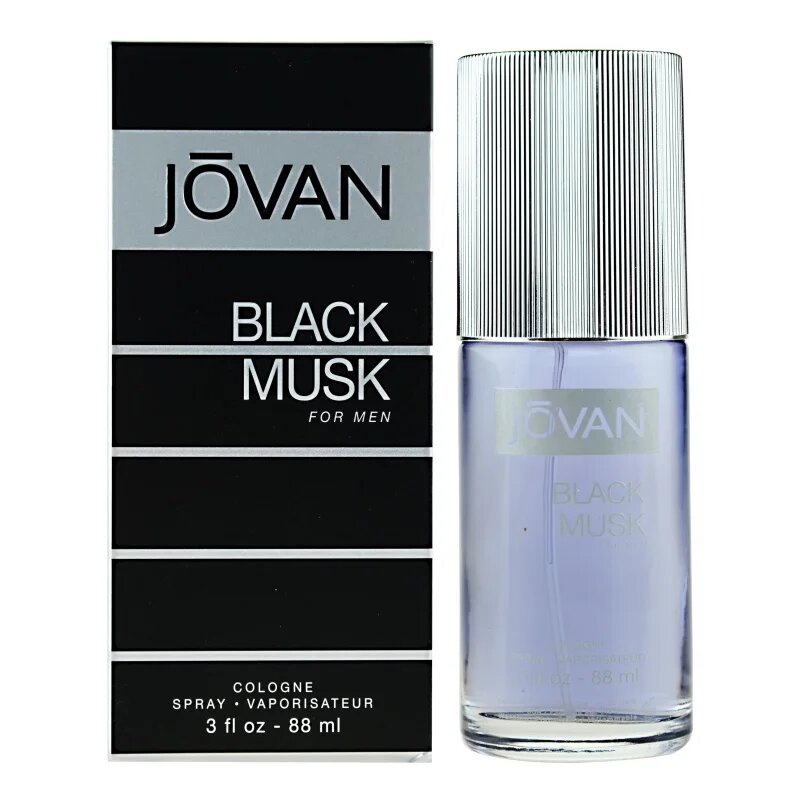 Jovan Black Musk eau de cologne pentru bărbați 88 ml