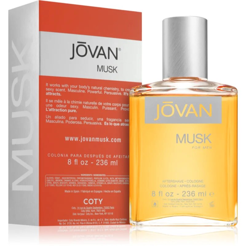 Jovan Musk For Men after shave pentru bărbați 236 ml