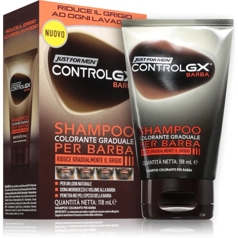 Just for Men Control GX Shampoo șampon împotriva încărunțirii bărbii 118 ml