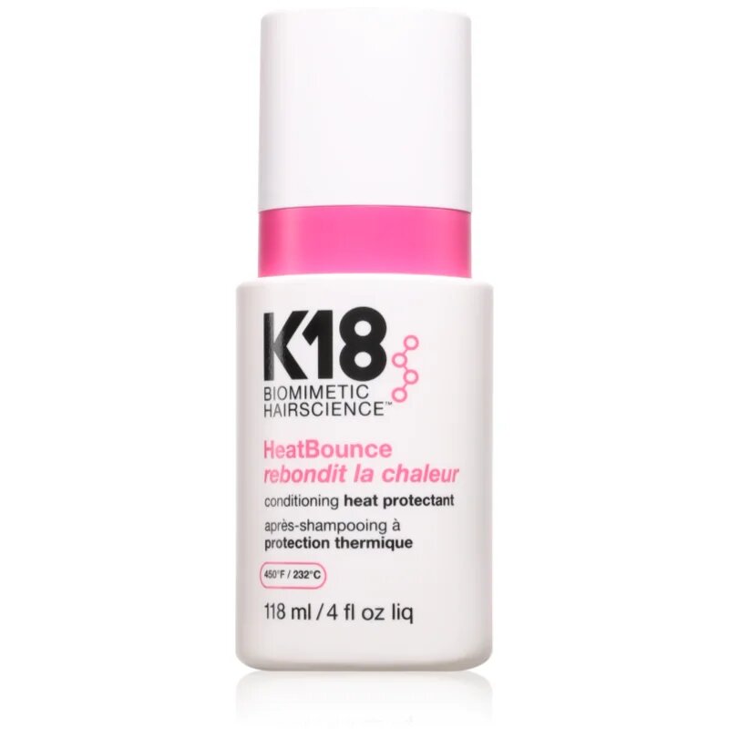 K18 HeatBounce Conditioning Heat Protectant balsam protector pentru modelarea termica a parului 118 ml