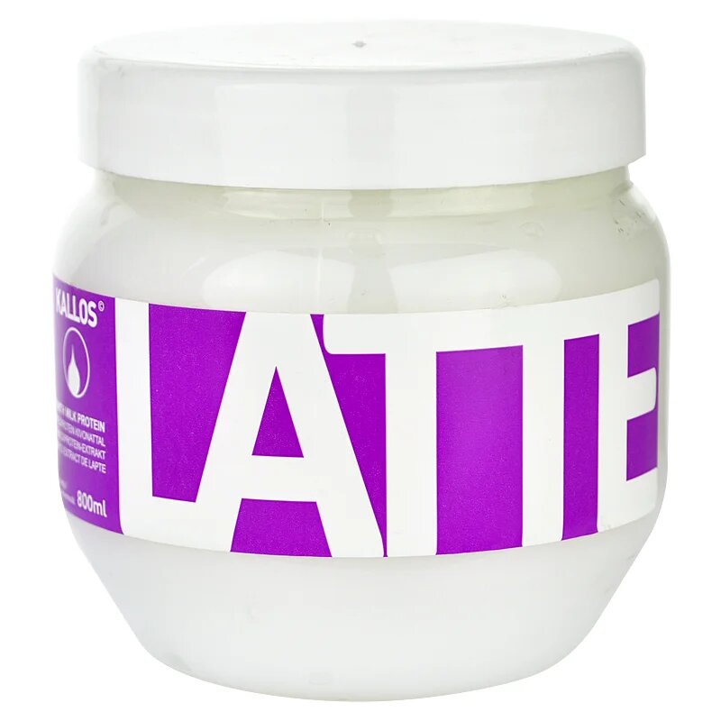 Kallos Classic Latte masca pentru par degradat sau tratat chimic 800 ml