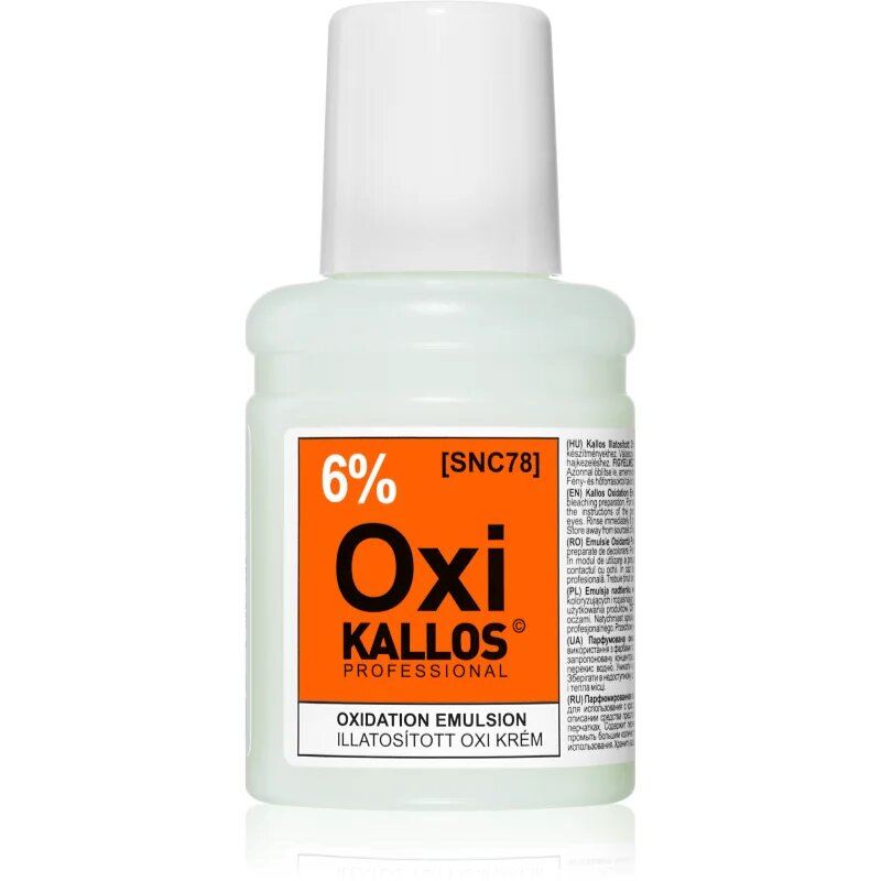 Kallos Classic Oxi Peroxide Cream 6%Peroxide Cream 6% pentru uz profesonial 60 ml