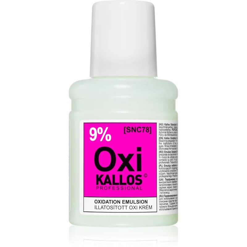 Kallos Classic Oxi Peroxide Cream 9% pentru uz profesonial 60 ml