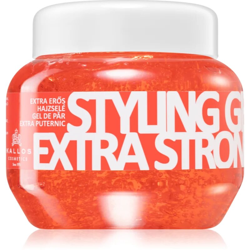 Kallos Classic Styling Gel gel de par cu fixare foarte puternica Extra Strong Hold 275 ml