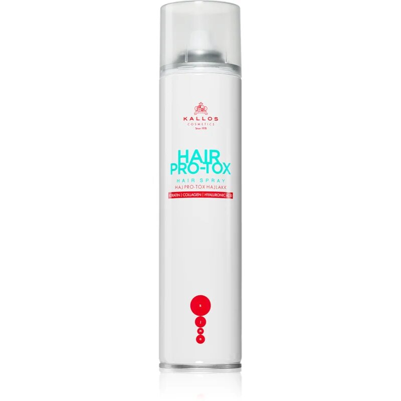 Kallos Hair Pro-Tox lac pentru păr uscat și deteriorat 400 ml