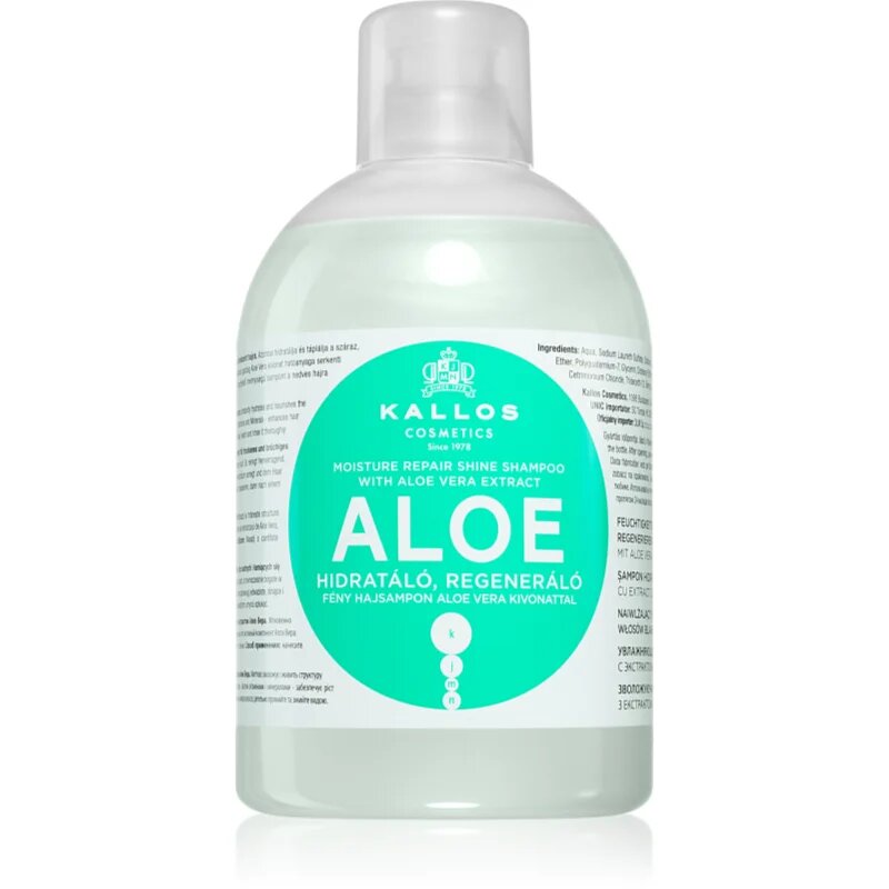 Kallos KJMN Professional Aloe șampon regenerator cu aloe vera 1000 ml