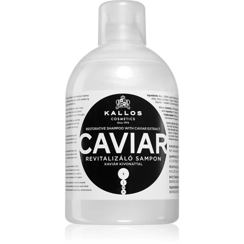Kallos KJMN Professional Caviar șampon regenerator cu caviar 1000 ml