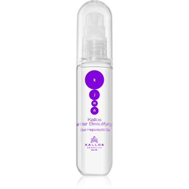 Kallos KJMN Professional Elixir Hair Beautifying Oil ulei hrănitor pentru păr 50 ml
